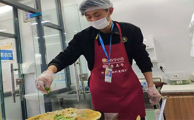 蘇寧小店現做煎餅