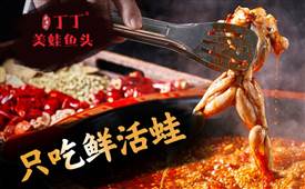 老黃記丁丁美蛙魚頭，吃蛙優選老黃記健康美味
